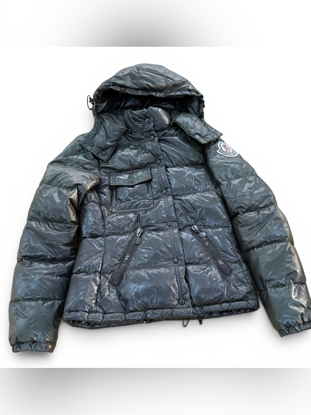 Moncler Jacket Size 1 PREOWNED black